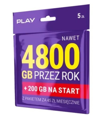 Zdjęcie oferty: 575 141 545 starter play złoty numer karta sim