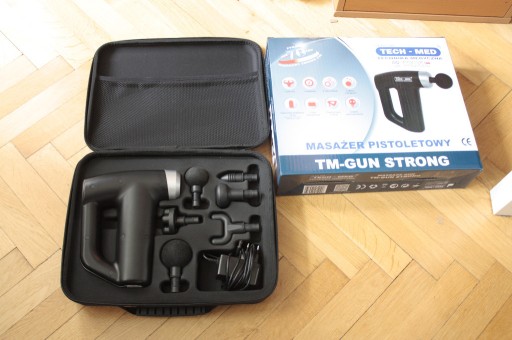 Zdjęcie oferty: MASAŻER PISTOLETOWY TM-GUN STRONG TECH-MED