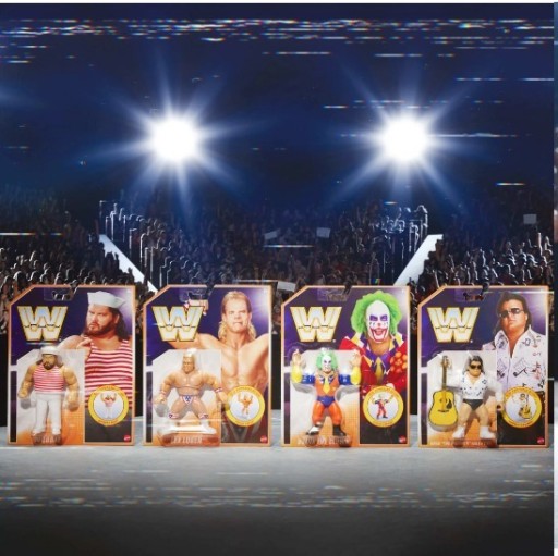 Zdjęcie oferty: WWE MATTEL Retro Figurki 4 zestaw prosto z USA