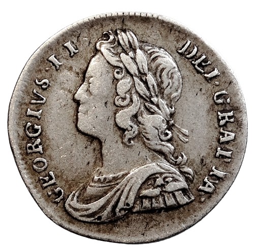 Zdjęcie oferty: Wielka Brytania, 2 pensy 1731, Jerzy II