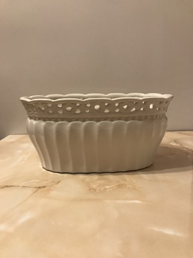Zdjęcie oferty: Doniczka ceramiczna Polnix biały kolor