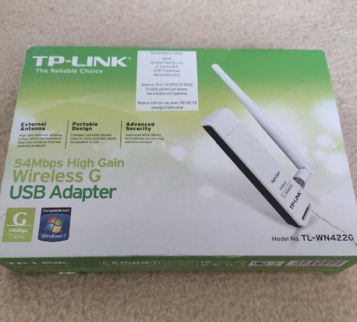 Zdjęcie oferty: Adapter Karta sieciowa WiFi USB TP-Link TL-WN422G