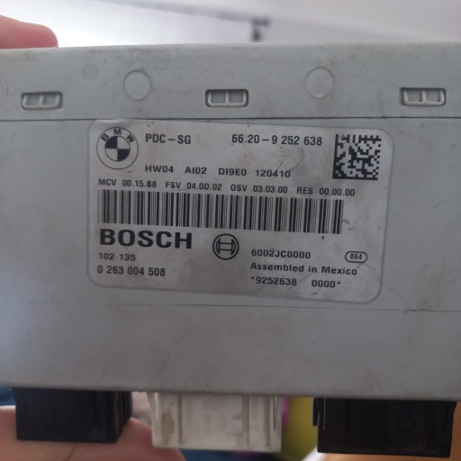 Zdjęcie oferty: Modul PDC do BMW E87, E90 9252638, 9225824