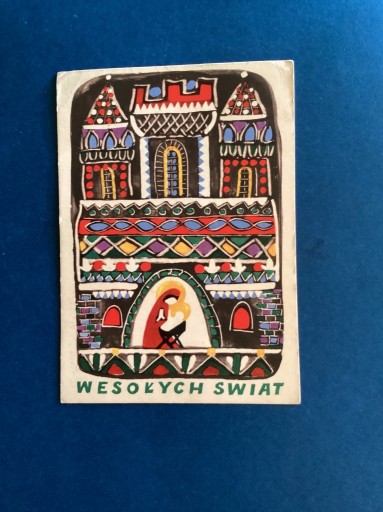 Zdjęcie oferty: 2702. D.IMIELSKA-GEBETHNER - POCZTÓWKA - „BOŻE NARODZENIE” - 1968 rok 