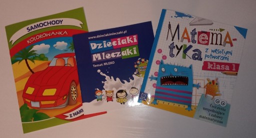 Zdjęcie oferty: Matematyka kl.1+ 2 książki dla dziecka ok. 7 lat
