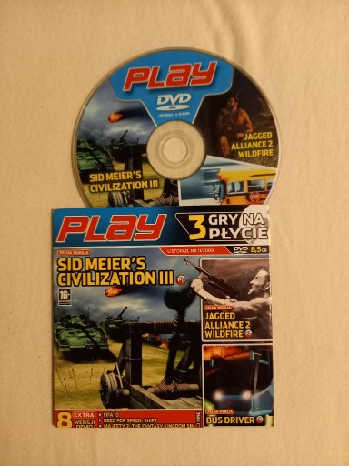 Zdjęcie oferty: DVD Play 11/2009 3 gry PC