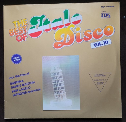 Zdjęcie oferty: The Best Of Italo Disco Vol.10 2LP Limited Edition