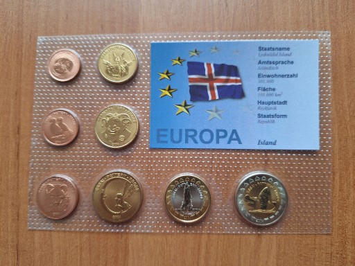 Zdjęcie oferty: Set monet Euro Próba Wielka Brytania 2003 r. 8 próbnych monet w blistrze