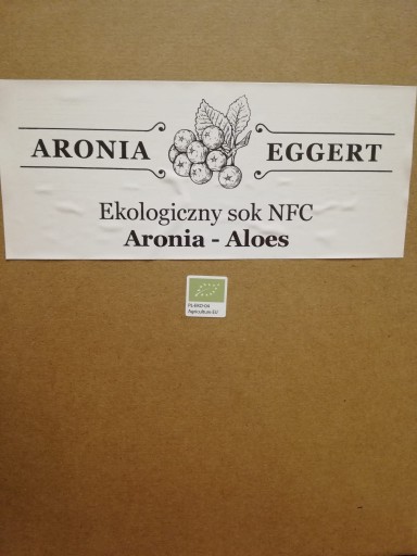 Zdjęcie oferty: Sok Aronia - Aloes 100% NFC ekologiczny 3l 