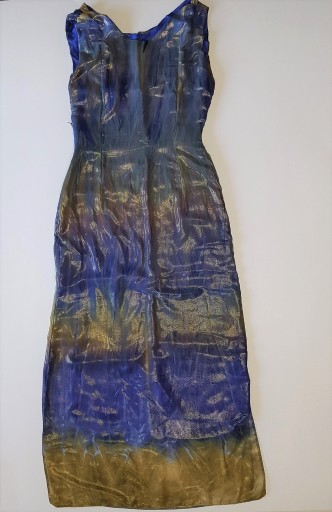 Zdjęcie oferty: długa sukienka jak syrena maxi połyskująca 38 cudo