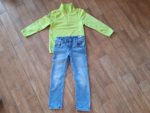 Zdjęcie oferty: 14. Polarek C&A i jeansy H&M dla chłopca- r.122