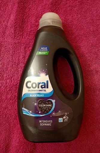 Zdjęcie oferty: CORAL BLACK VELVET ŻEL,1L do czarnego,z  DE 