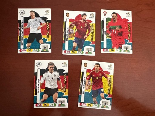 Zdjęcie oferty: Panini Euro 2012 Star Pique Nani Lahm Hernandez