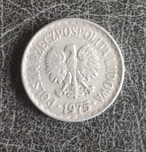 Zdjęcie oferty: 1 złoty 1975 moneta PRL z.z.m.