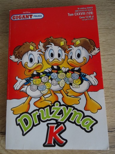 Zdjęcie oferty: KOMIKS  __GIGANT _ DONALD __ Drużyna K __ 128