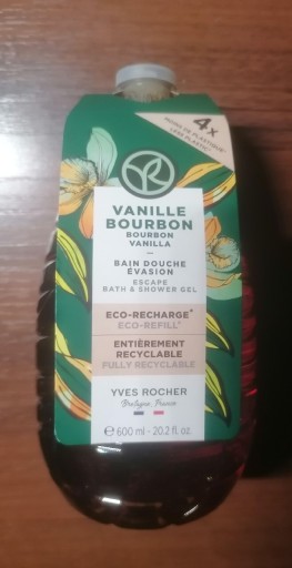 Zdjęcie oferty: YVES ROCHER Żel pod prysznic i do kąpieli Wanilia uzupełniacz 600 ml