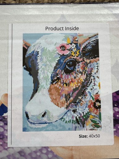 Zdjęcie oferty: Diamentowe malowanie - krowa