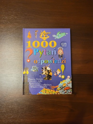 Zdjęcie oferty: Książka edukacyjna 1000 pytań I odpowiedzi 