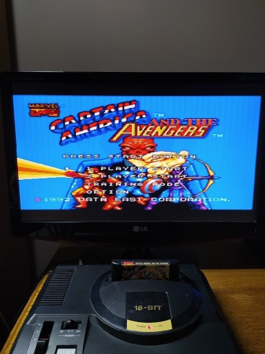 Zdjęcie oferty: Capitan America and the Avengers Marvel Sega Mega