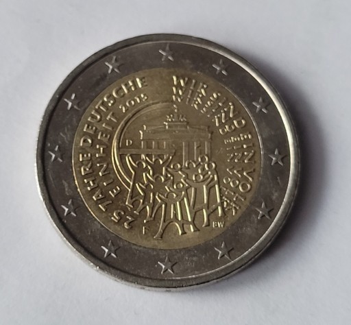 Zdjęcie oferty: 2 Euro DEUTSCHLAND 2015 25 lat Zjednoczenia lit. F