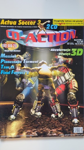 Zdjęcie oferty: CD ACTION 03/2000 czasopismo o grach