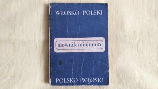 Zdjęcie oferty: Słownik minimum włosko-polski – Anna Jedlińska