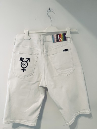 Zdjęcie oferty: Calvin Klein Szorty jeansowe białe