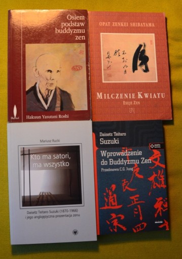 Zdjęcie oferty: Buddyzm Zen 4 książki