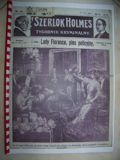 Zdjęcie oferty: SZERLOK HOLMES - LADY FLORENCE PIES POLICYJNY
