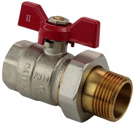 Zdjęcie oferty: Zawór kulowy 3/4" ze śrubunkiem motylek Perfexim PHA-005