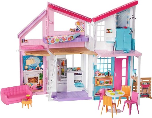 Zdjęcie oferty: Duży domek dla Barbie Malibu piętrowy  FXG57