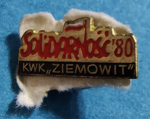 Zdjęcie oferty: Odznaka Solidarność 80 KWK Ziemowit