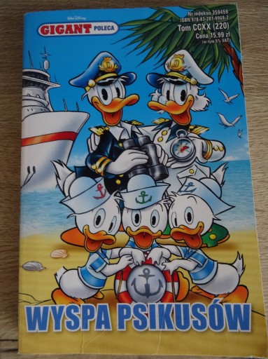 Zdjęcie oferty: KOMIKS  GIGANT  DONALD __ Wyspa psikusów_ 220