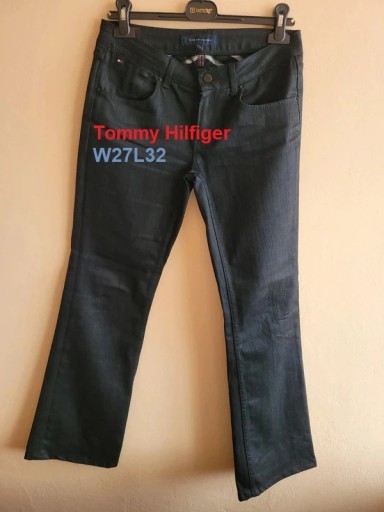 Zdjęcie oferty: Czarne spodnie Tommy Hilfiger roz. W27L32