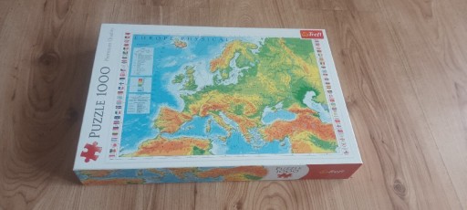 Zdjęcie oferty: Puzzle mapa Europy.