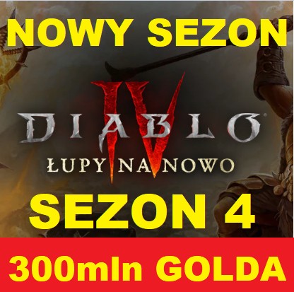 Zdjęcie oferty: DIABLO 4 D4 NOWY SEZON 4 300mln LOOT REBORN