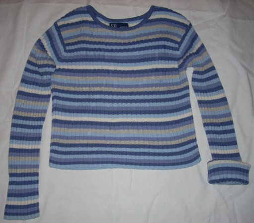 Zdjęcie oferty: Sweterek w paski dla dziewczynki SO... 134 / 140