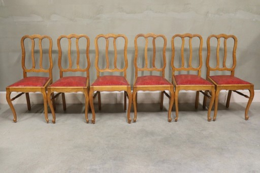 Zdjęcie oferty: 8382 krzesła ludwikowskie tapicerowane, kpl 6 szt