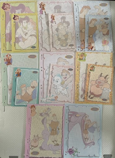 Zdjęcie oferty: Karteczki do segregatora zestaw Disney Hercules