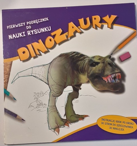 Zdjęcie oferty: Pierwszy podręcznik do nauki rysunku Dinozaury