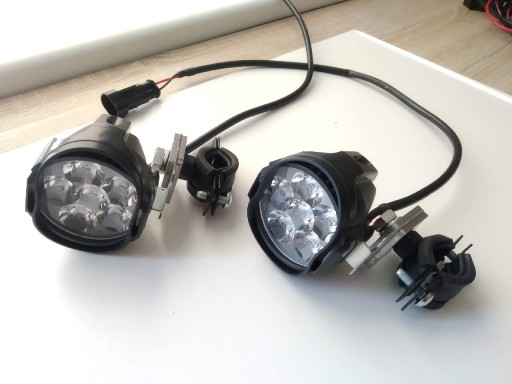 Zdjęcie oferty: Wiązka motocyklowa + halogeny 6 led motocyklowe