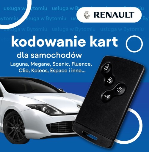 Zdjęcie oferty: Kodowanie kart Renault Laguna Megane Scenic i inne