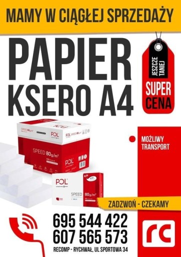 Zdjęcie oferty: Polspeed Papier Ksero / Papier Biurowy 