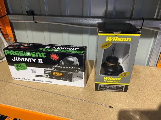 Zdjęcie oferty: Radio CB President Jimmy II + Antena Wilson Little