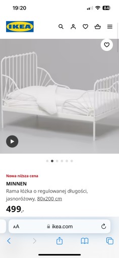 Zdjęcie oferty: Łóżko które rośnie z dzieckiem Ikea