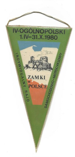 Zdjęcie oferty: RAJD SAMOCHODOWY ZAMKI W POLSCE 1980 PTTK CHORZÓW