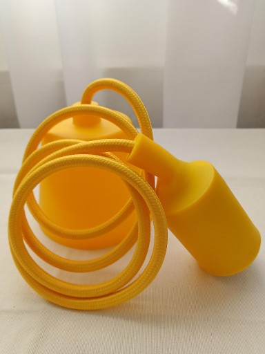 Zdjęcie oferty: Lampa wisząca - sufitowa - żółta - zwis - minimalistyczna