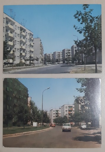 Zdjęcie oferty: 2 pocztówki Stalowa Wola ul.Żwirki i Wigury