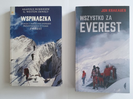 Zdjęcie oferty: Książka Wspinaczka Wszystko Za Everest Krakauer