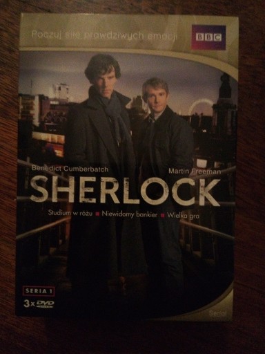 Zdjęcie oferty: Serial "Sherlock" - 3 DVD